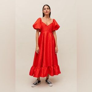 Rare Red Midi Dress